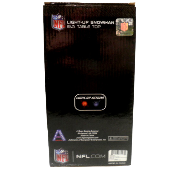 Licensed NFL Indianapolis Colts 10" Light-up Tabletop Snowman Tabletop Décor - Picture 7 of 7